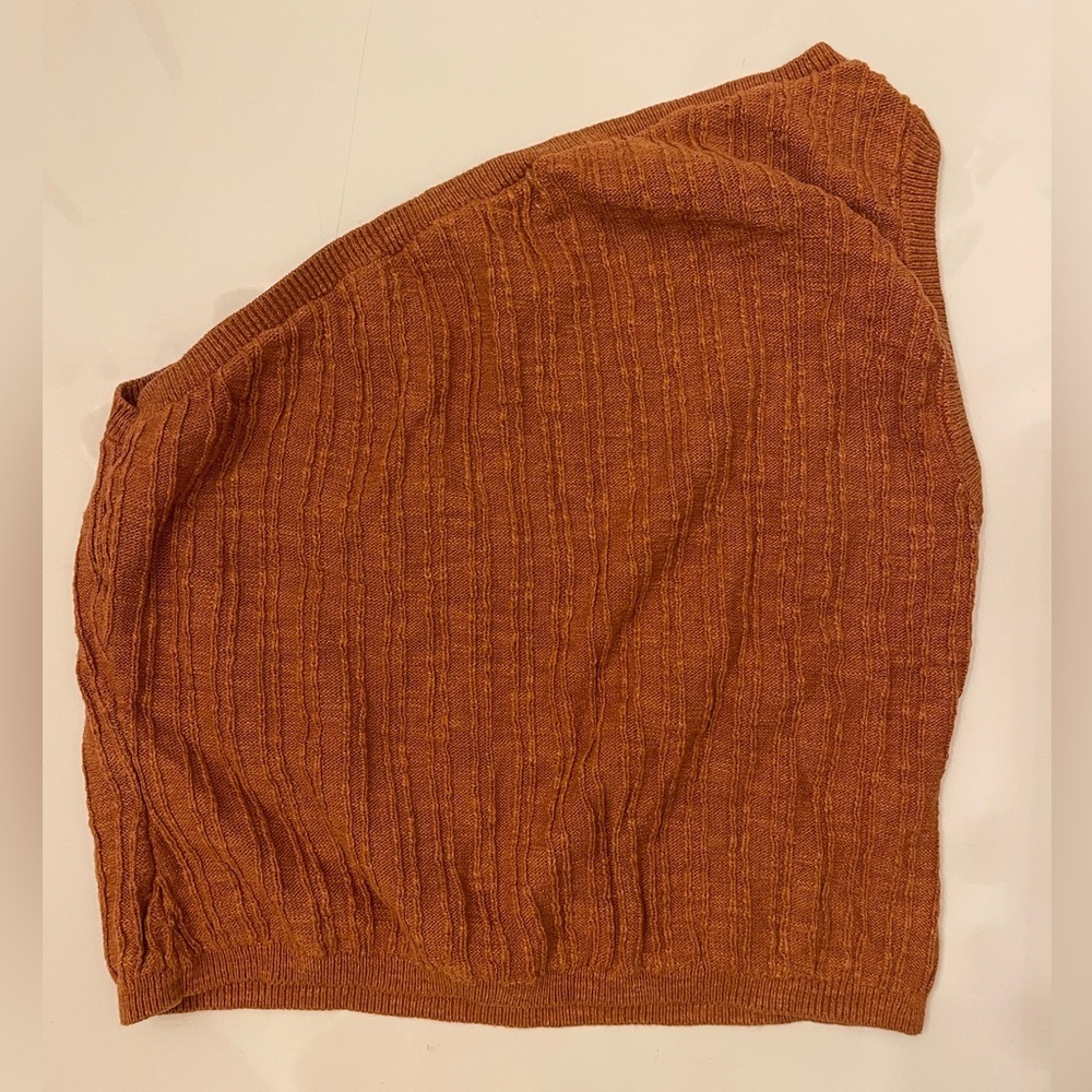 Free People Beach One Shoulder Knit Top - S - Picture 3 of 3